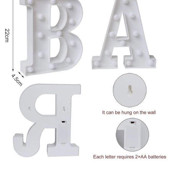 Illuminated Letter B Marquee Light - Picture 5 of 10